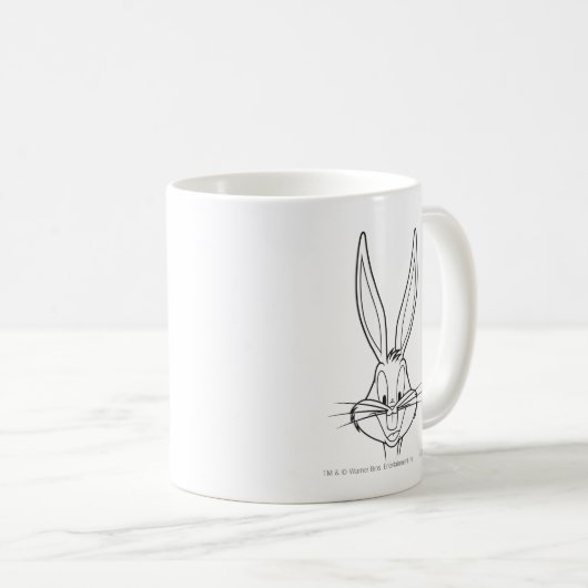 BUGS BUNNY™ Face Lächeln Kaffeetasse (VorderseiteRechts)