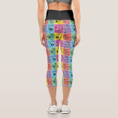 BUGS BUNNY™ Farbblockausdrücke Capri Leggings (Rückseite)