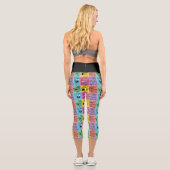 BUGS BUNNY™ Farbblockausdrücke Capri Leggings (Rückseite)