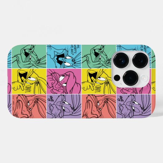 BUGS BUNNY™ Farbblockausdrücke Case-Mate iPhone Hülle (Rückseite (Horizontal))