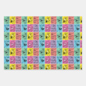 BUGS BUNNY™ Farbblockausdrücke Geschenkpapier Set (Vorderseite)