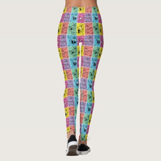 BUGS BUNNY™ Farbblockausdrücke Leggings (Rückseite)