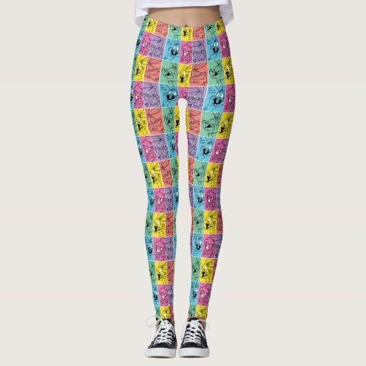 BUGS BUNNY™ Farbblockausdrücke Leggings (Vorderseite)