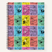 BUGS BUNNY™ Farbblockausdrücke Notizblock (Vorderseite)