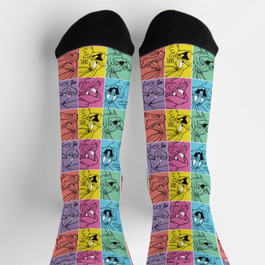 BUGS BUNNY™ Farbblockausdrücke Socken (Oben)