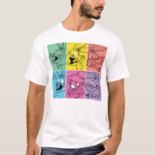 BUGS BUNNY™ Farbblockausdrücke T-Shirt