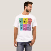 BUGS BUNNY™ Farbblockausdrücke T-Shirt (Vorne ganz)