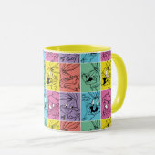 BUGS BUNNY™ Farbblockausdrücke Tasse (VorderseiteRechts)
