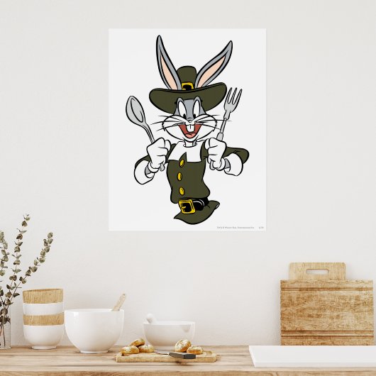 BUGS BUNNY™ Feasttime Poster (Küche)