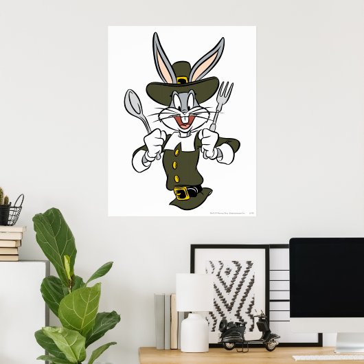 BUGS BUNNY™ Feasttime Poster (Heimbüro)
