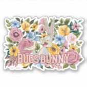 BUGS BUNNY™ Floral Embroidery Graphic Aufkleber (Vorderseite)