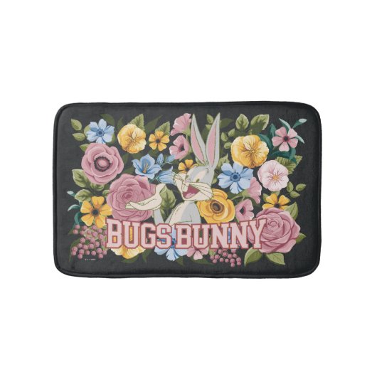 BUGS BUNNY™ Floral Embroidery Graphic Badematte (Vorderseite)