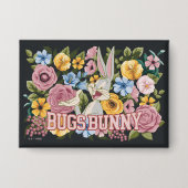 BUGS BUNNY™ Floral Embroidery Graphic Button (Vorderseite)