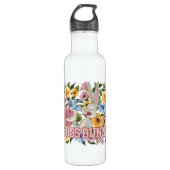 BUGS BUNNY™ Floral Embroidery Graphic Edelstahlflasche (Vorderseite)