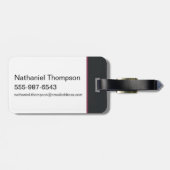 BUGS BUNNY™ Floral Embroidery Graphic Gepäckanhänger (Rückseite horizontal)