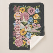 BUGS BUNNY™ Floral Embroidery Graphic Sherpadecke (Vorderseite)