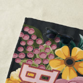 BUGS BUNNY™ Floral Embroidery Graphic Strandtuch (Beispiel)