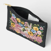 BUGS BUNNY™ Floral Embroidery Graphic Zubehörtasche (Offen)