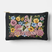 BUGS BUNNY™ Floral Embroidery Graphic Zubehörtasche (Vorderseite)