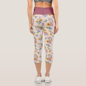BUGS BUNNY™ Floral Embroidery Pattern Capri Leggings (Rückseite)