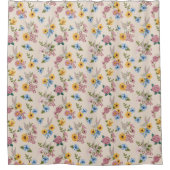 BUGS BUNNY™ Floral Embroidery Pattern Duschvorhang (Vorderseite)