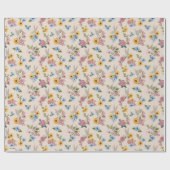 BUGS BUNNY™ Floral Embroidery Pattern Geschenkpapier (Flach)