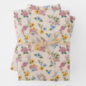 BUGS BUNNY™ Floral Embroidery Pattern Geschenkpapier Set (Beispiel)