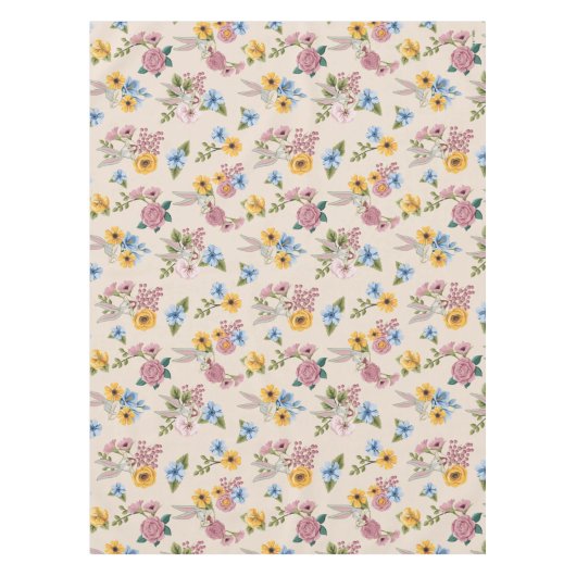 BUGS BUNNY™ Floral Embroidery Pattern Tischdecke (Vorderseite)
