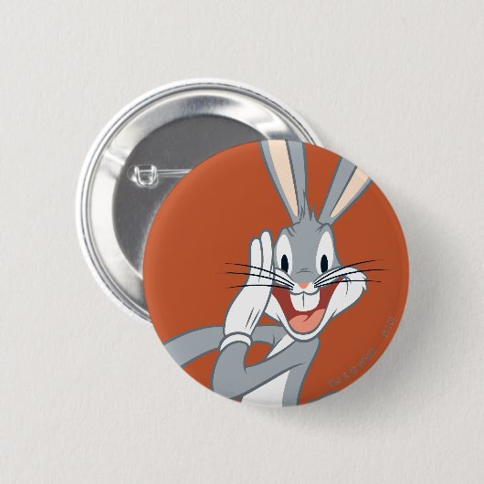 BUGS BUNNY™ Flüstern 2 Button (Vorne & Hinten)