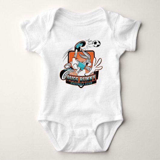 BUGS BUNNY™ Football Club Badge Baby Strampler (Vorderseite)