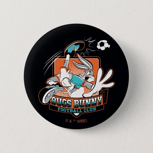 BUGS BUNNY™ Football Club Badge Button (Vorderseite)