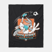 BUGS BUNNY™ Fußballclub-Abzeichen Fleecedecke (Vorderseite)