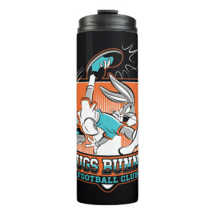 BUGS BUNNY™ Fußballclub-Abzeichen Thermosbecher