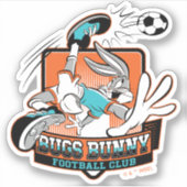 BUGS BUNNY™ Fußballverein-Abzeichen Aufkleber (Vorderseite)