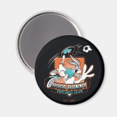 BUGS BUNNY™ Fußballverein-Abzeichen Magnet (Vorderseite/Rückseite)