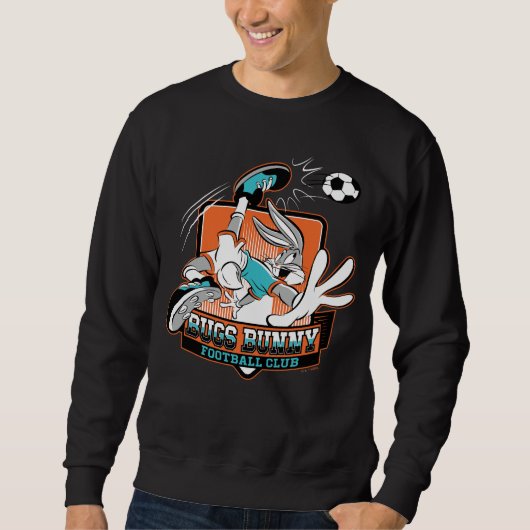 BUGS BUNNY™ Fußballverein-Abzeichen Sweatshirt (Vorderseite)