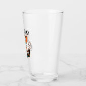 BUGS BUNNY™ Fußballverein-Emblem Glas (Links)