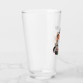 BUGS BUNNY™ Fußballverein-Emblem Glas (Rechts)