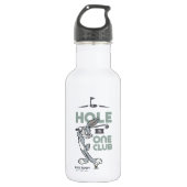 BUGS BUNNY™ Golfspielen - Loch in einem Club Edelstahlflasche (Vorderseite)