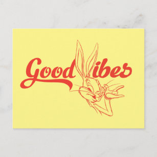 BUGS BUNNY™   Good Vibes Postkarte