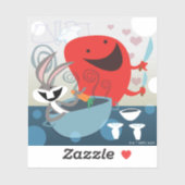 BUGS BUNNY™ & Gossamer Whimsical Meal Prep Aufkleber (Blatt)