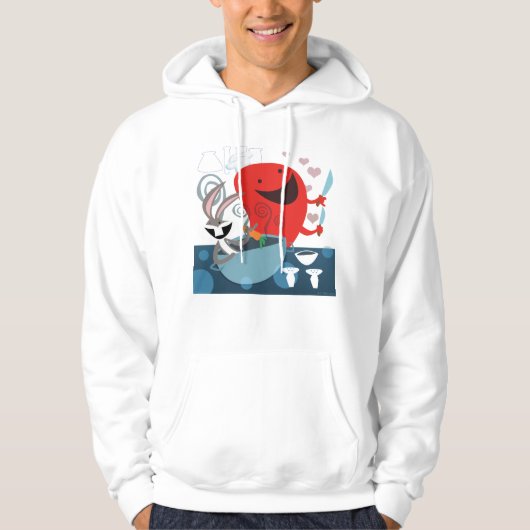BUGS BUNNY™ & Gossamer Whimsical Meal Prep Hoodie (Vorderseite)