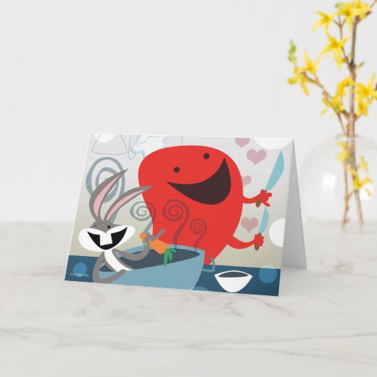 BUGS BUNNY™ & Gossamer Whimsical Meal Prep Karte (Gelbe Blume)