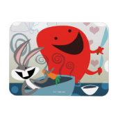 BUGS BUNNY™ & Gossamer Whimsical Meal Prep Magnet (Horizontal)