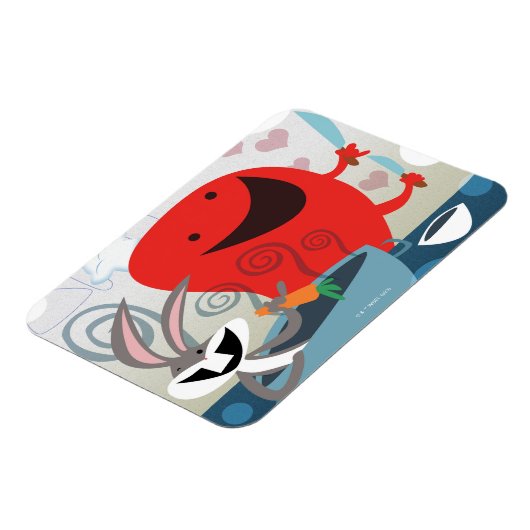 BUGS BUNNY™ & Gossamer Whimsical Meal Prep Magnet (Linke Seite)