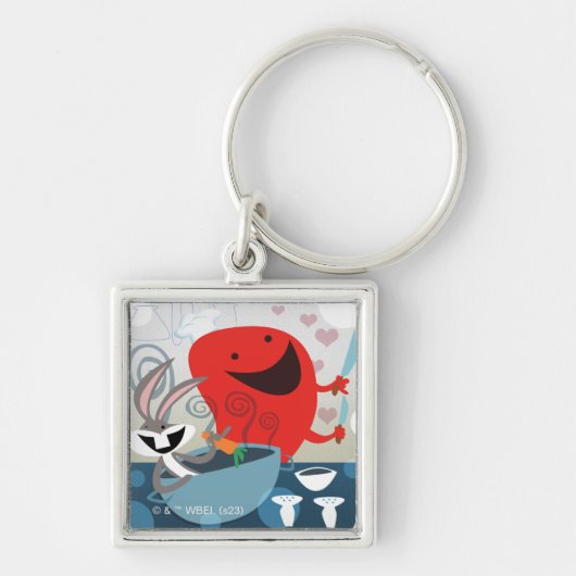 BUGS BUNNY™ & Gossamer Whimsical Meal Prep Schlüsselanhänger (Vorne)