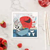 BUGS BUNNY™ & Gossamer Whimsical Meal Prep Serviette (Beispiel)