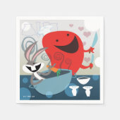 BUGS BUNNY™ & Gossamer Whimsical Meal Prep Serviette (Vorderseite)