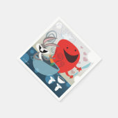 BUGS BUNNY™ & Gossamer Whimsical Meal Prep Serviette (Ecke)