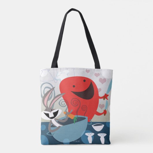 BUGS BUNNY™ & Gossamer Whimsical Meal Prep Tasche (Rückseite)